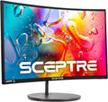 24" Curved 75Hz Gaming LED Monitor Full HD 1080P HDMI VGA Speakers, VESA Wall Mount Ready Metal Black 2019 (C248W-1920RN)